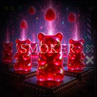 Cyber Red gummy bear